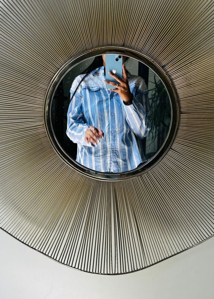 Blue Striped Blouse