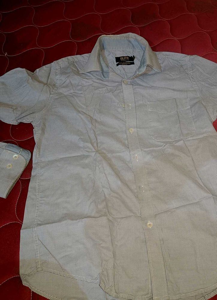 Men&#39;s formal checked shirt