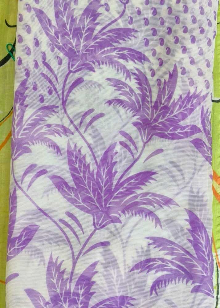 Pretty Purple New Saree