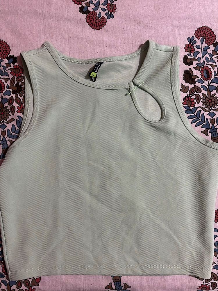 Cute Cutout Tank Top