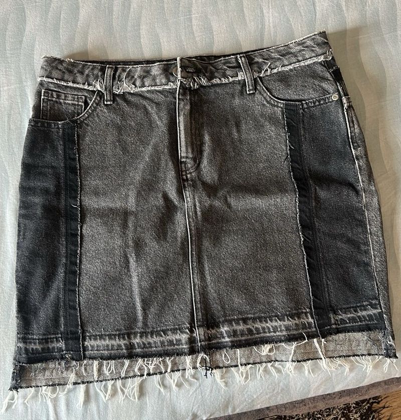 Denim Short Skirt