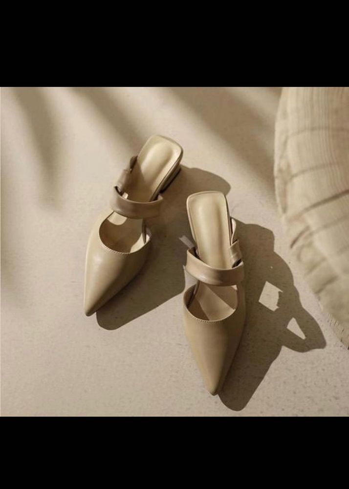 Aesthetic Pointed Block Heels