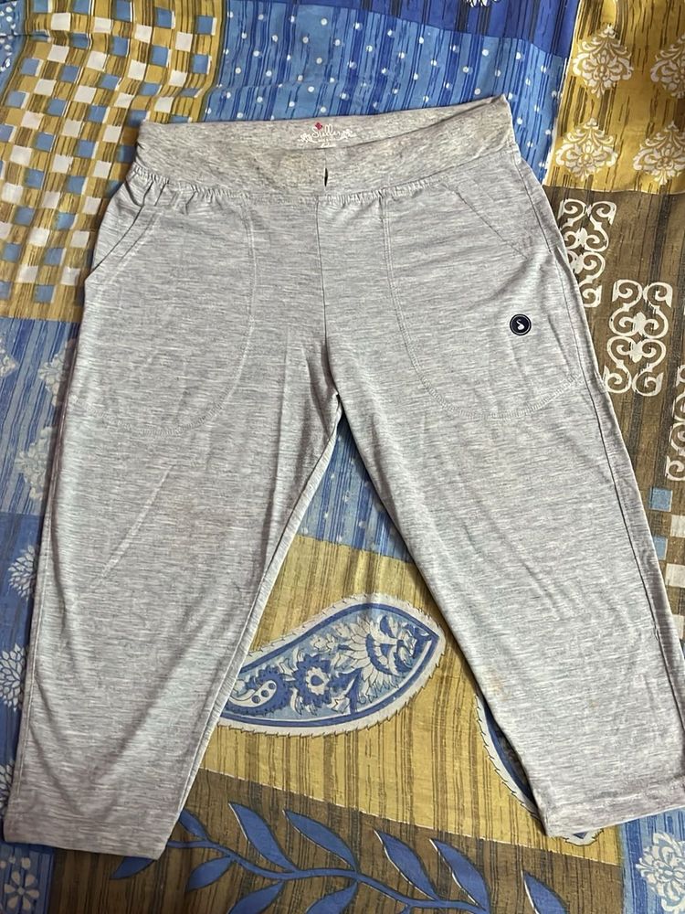 Grey Capri Pants