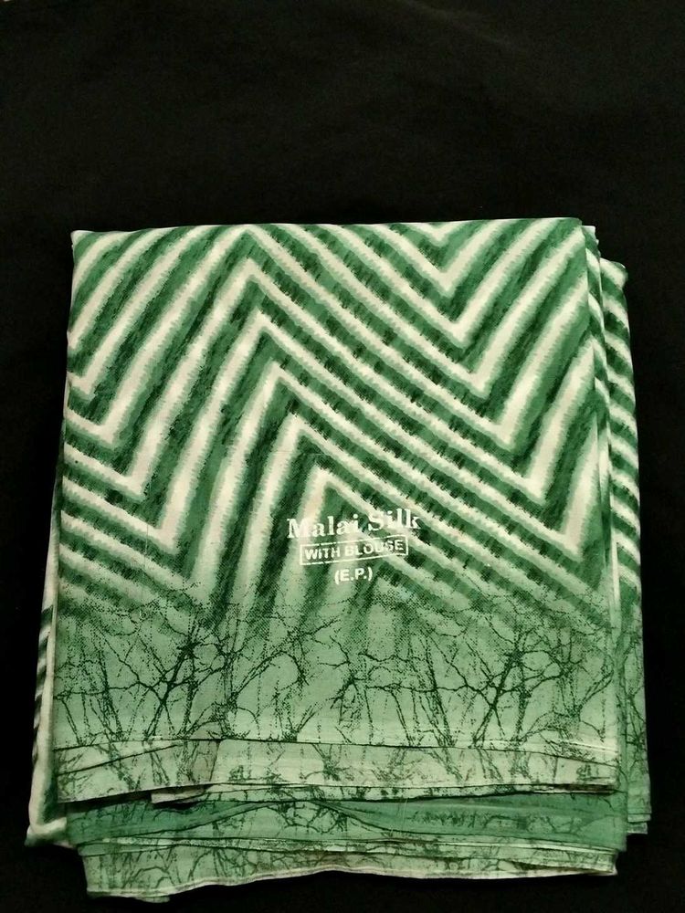 Malai Silk Saree with Blouse