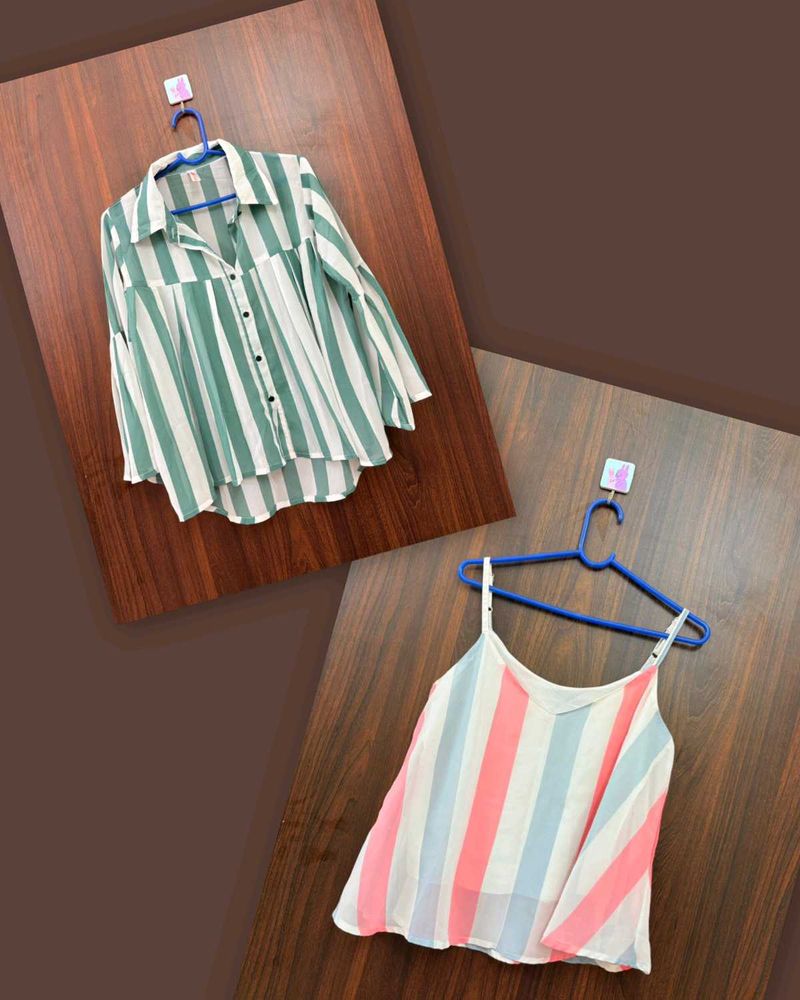 Striped Top Set