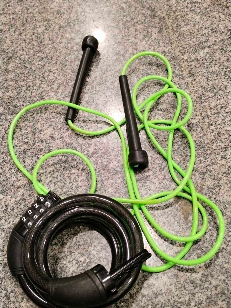 Skipping Rope And Bike Lock
