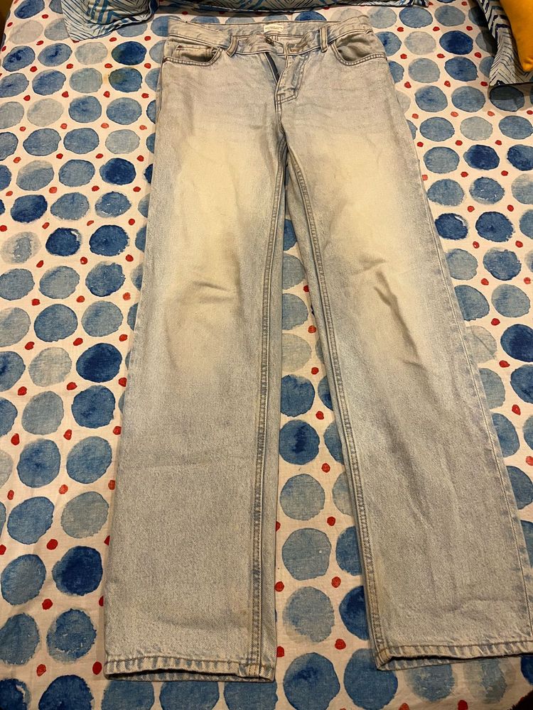 Light Wash straight Jeans