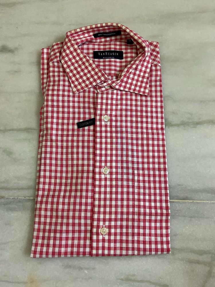 VAN HEUSEN CHECKED SHIRT