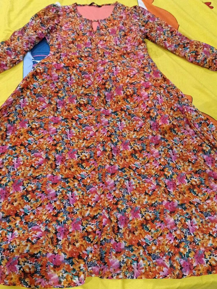Floral Print Maxi Dress