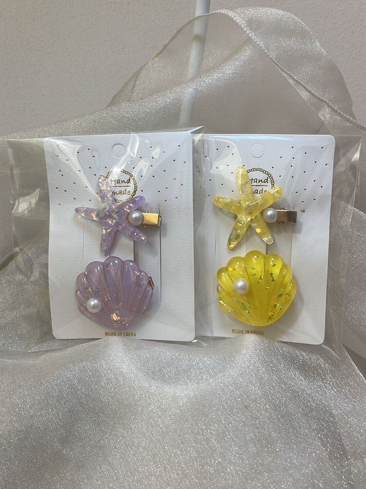 Summer Mermaid Pin - Set Of 2