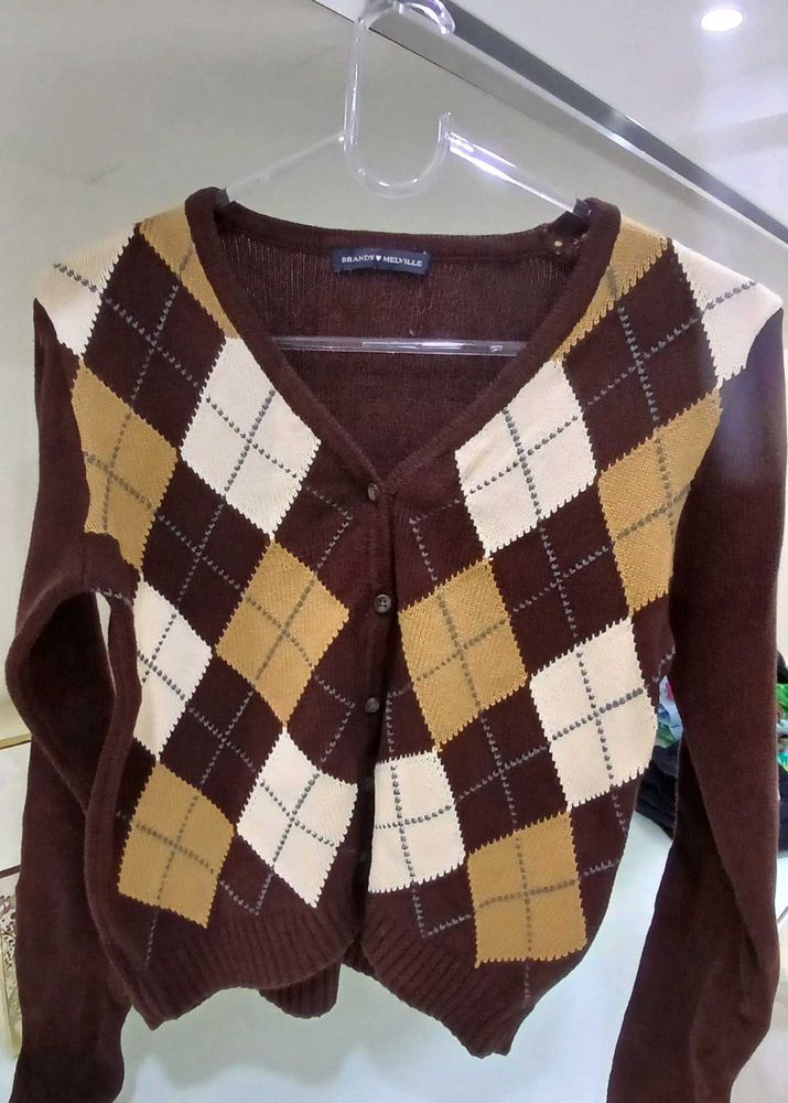 Argyle Cardigan