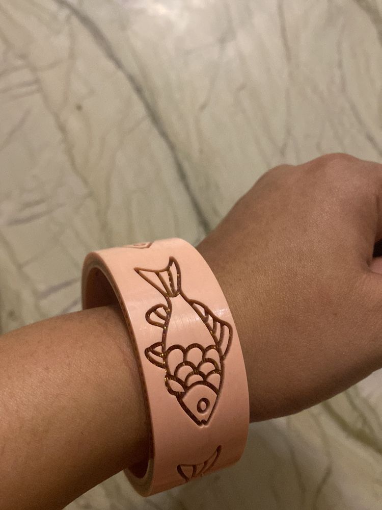 Unique Type Of Bangle/ Bracelet Which Has Fish On It