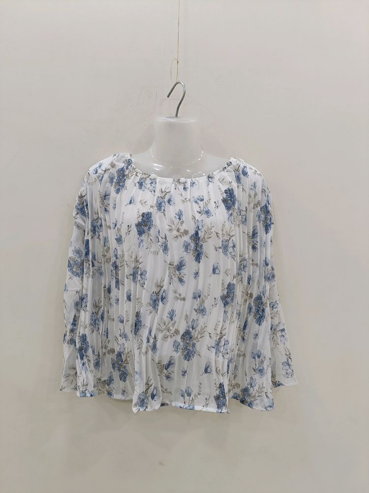 White Chiffon TOP || New Ladies Tops