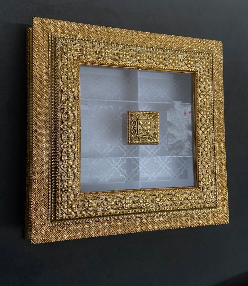 Gold Dry fruit Decorative Box