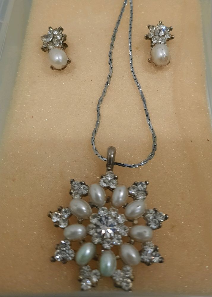 Beautiful Silver Color Necklace Set🤩✨