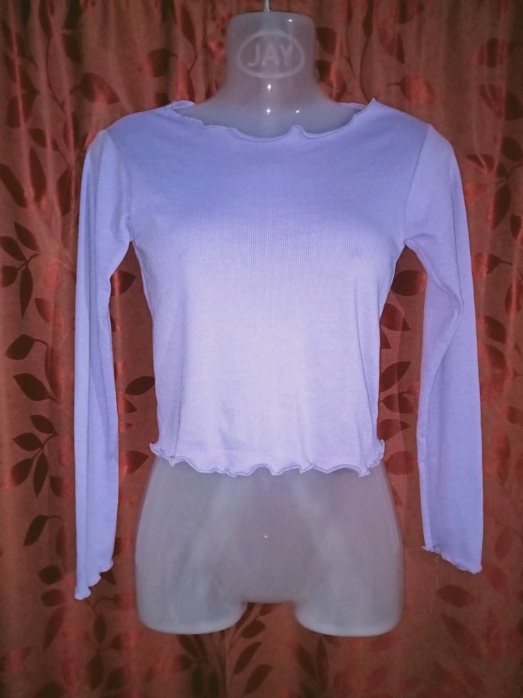 Full Sleeve Lavender Top