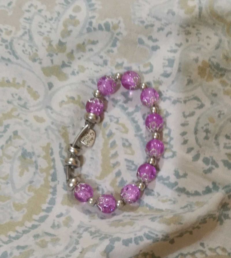 Purple bracelet