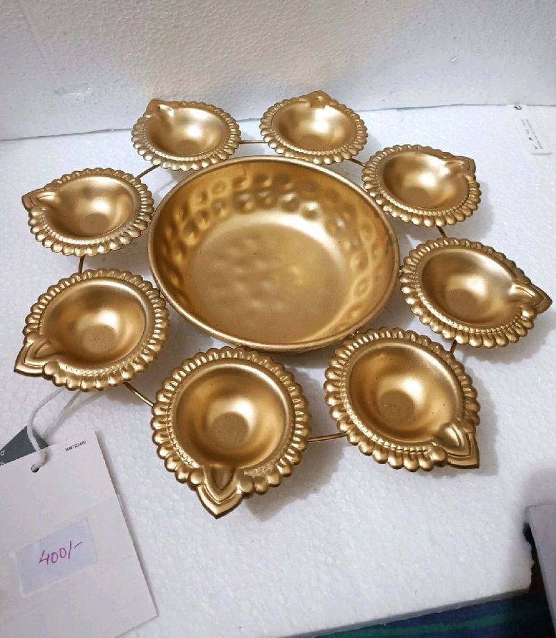 Set Of 2 Diya Urli (Combo)