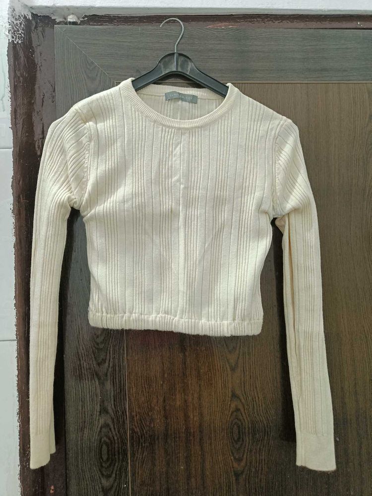 Ribbed Knit Crop Top