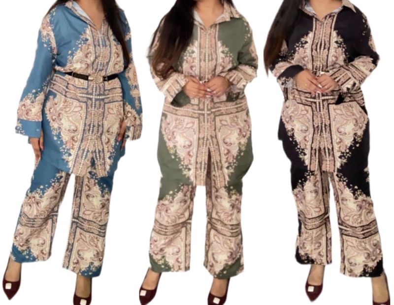 Turkish Print Cord Without Belt