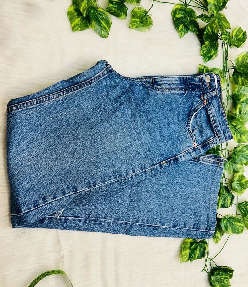 Vintage Wash Denim Jeans