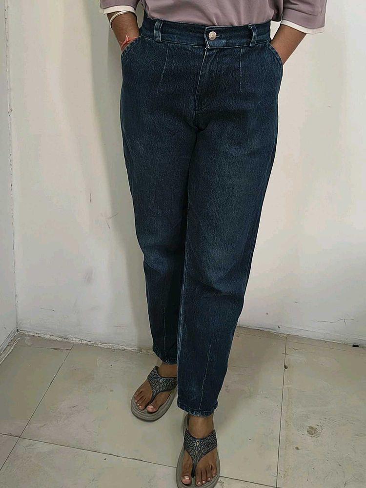 Dark Wash Denim Pants