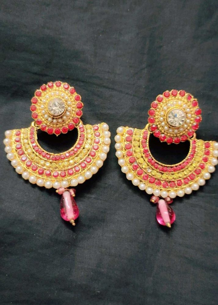 Pink Earrings