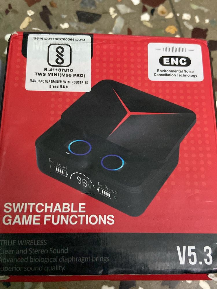 M90 Pro Earbuds Box