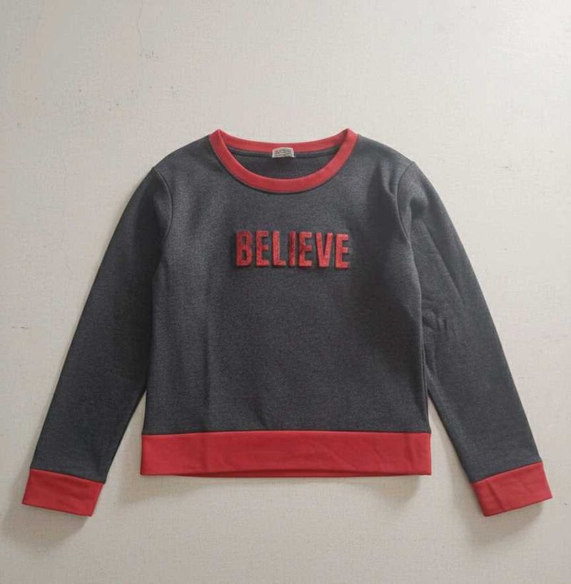 Believe Graphic Sweatshirt