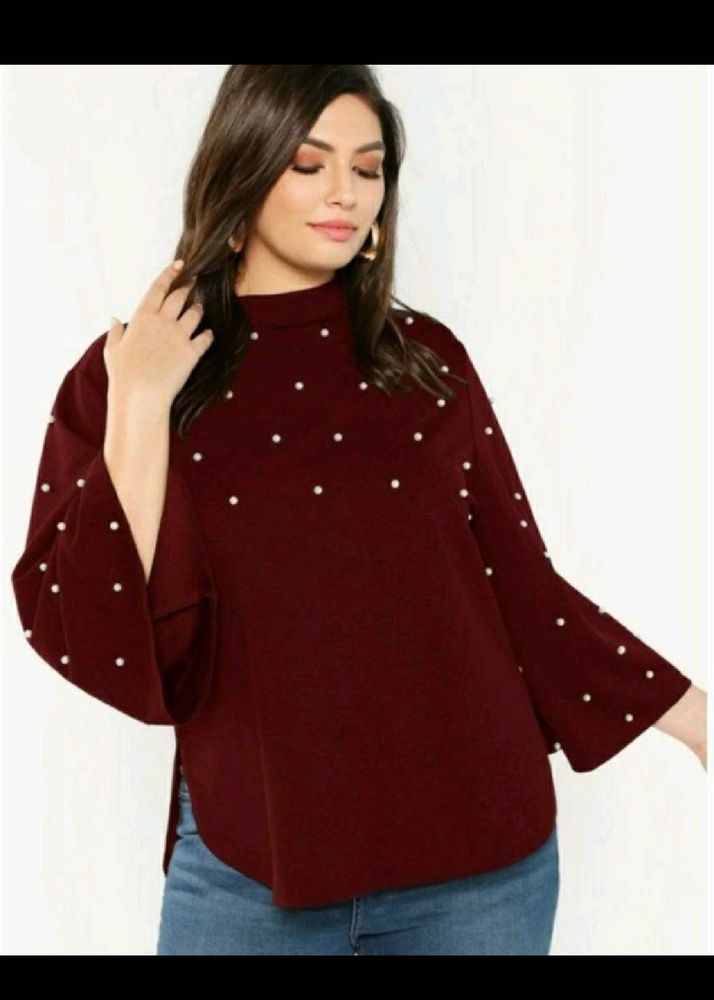 White Pearl Detailing Top
