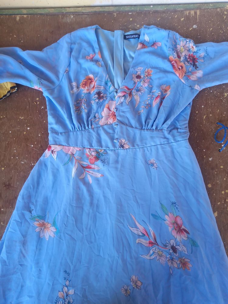 Blue Ethnic Gown