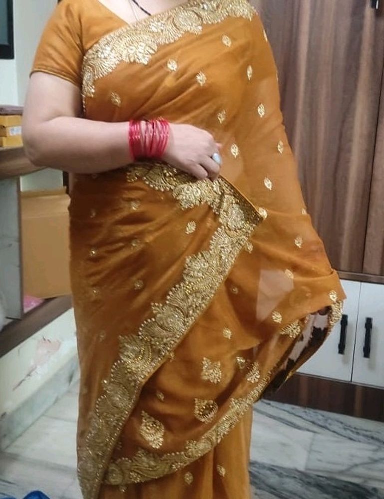 Party Were Saree