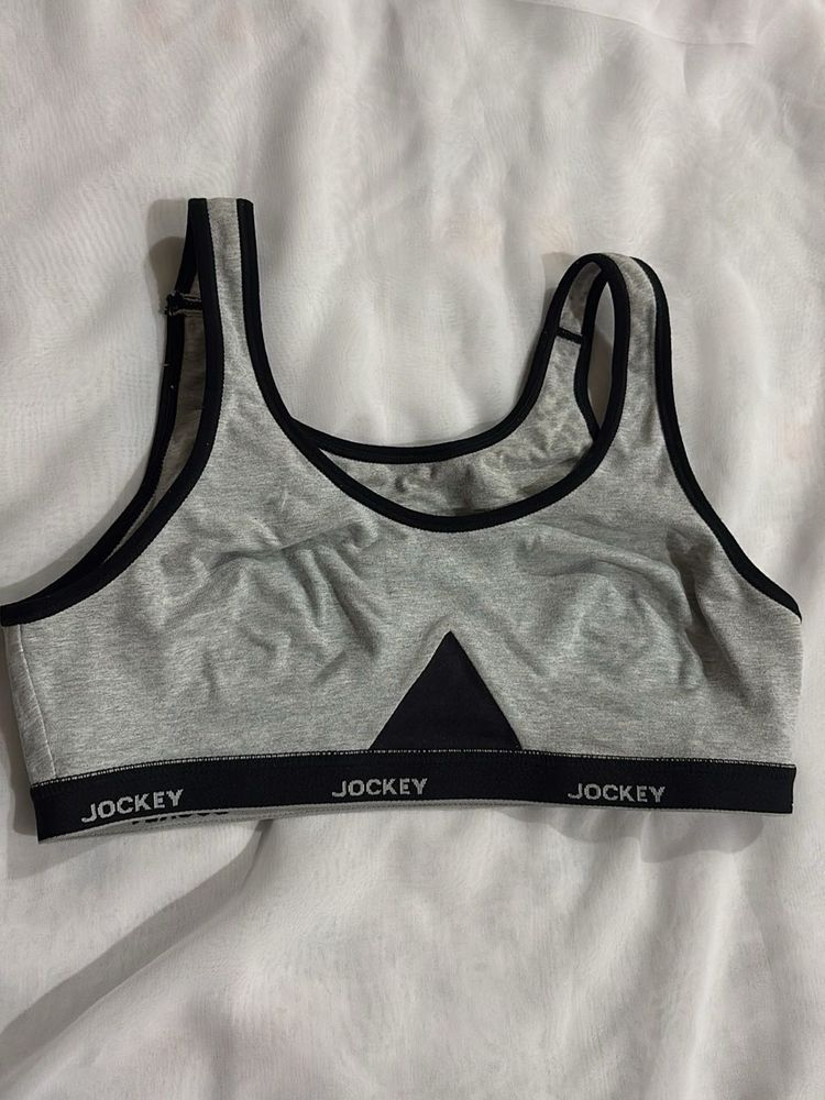 Jockey Grey Sports Bra