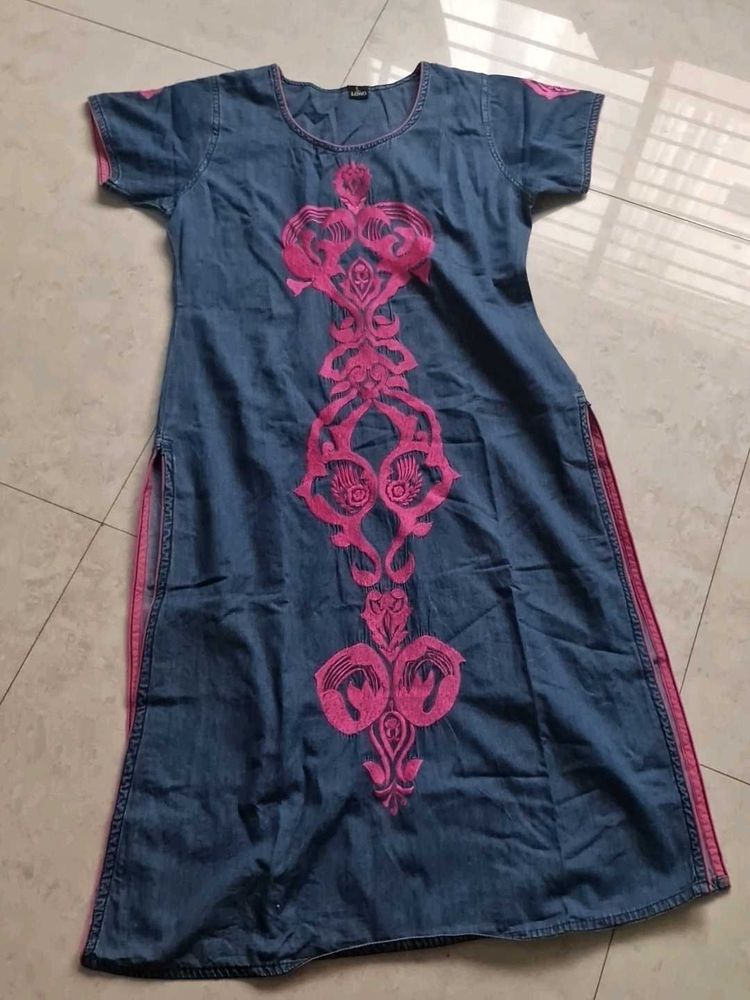 High Quality Denim Women&#39;s Kurta