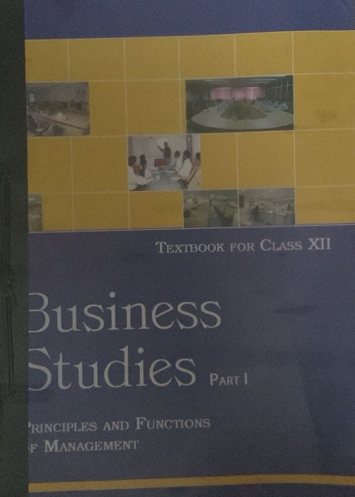 Business Studies Textbook for Class XII Part 1