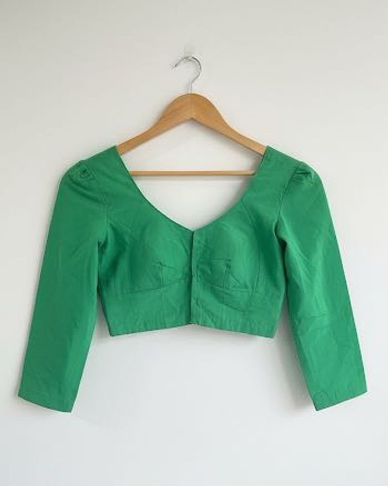 Green Blouse - Stylish Ethnic Top