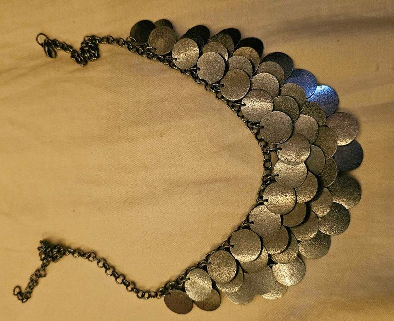 Coin Statement Necklace