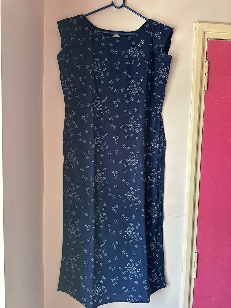 Denim Kurta