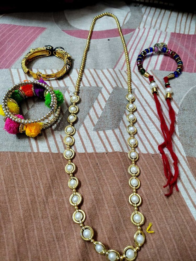 Bracelets And Moti Mala