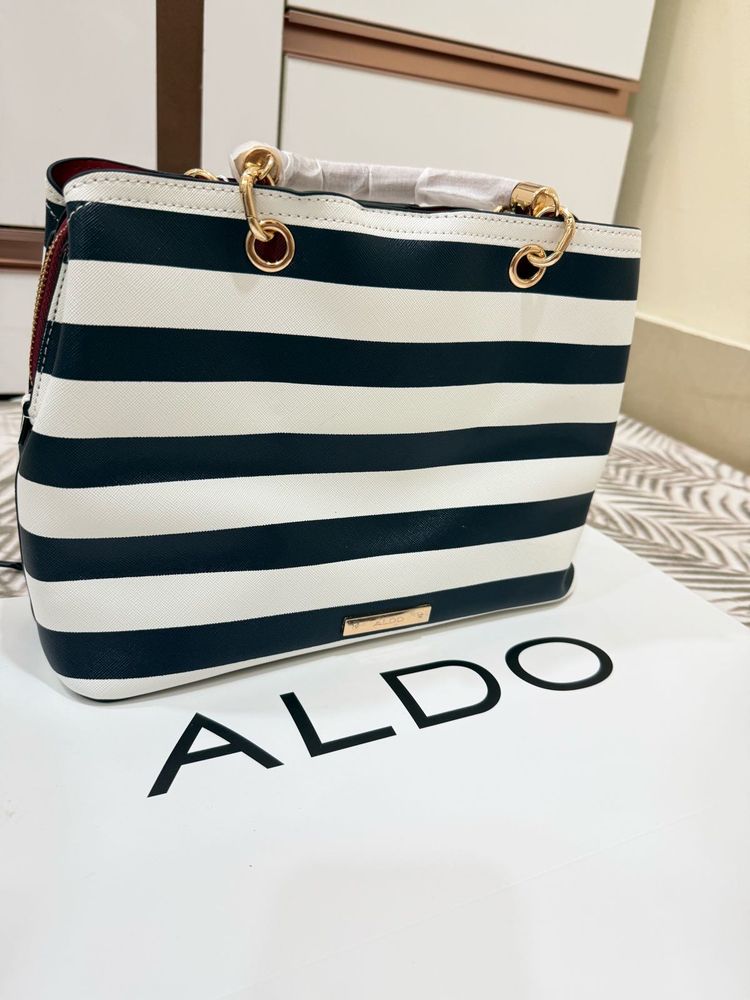 ALDO Striped Handbag
