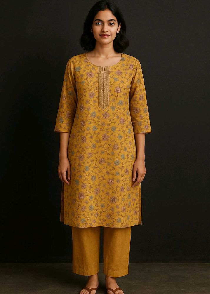 Yellow Kurti for Daily Wear