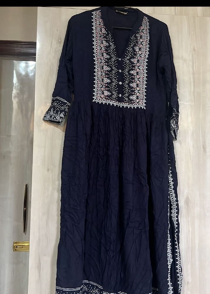 Blue Naira Cut Dress