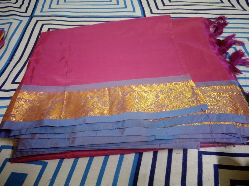 South Silk Pattu Saree With Blouse