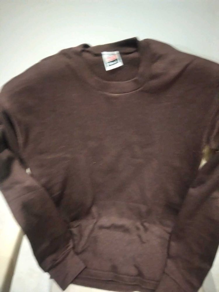 Brown Crewneck Sweatshirt