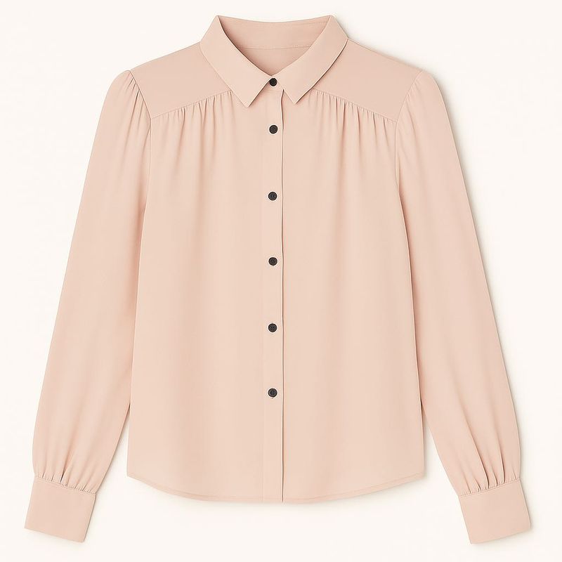 Blush Button-Down Shirt