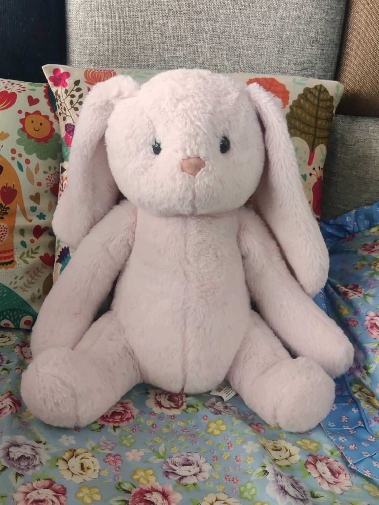 Pink Bunny Plush Toy