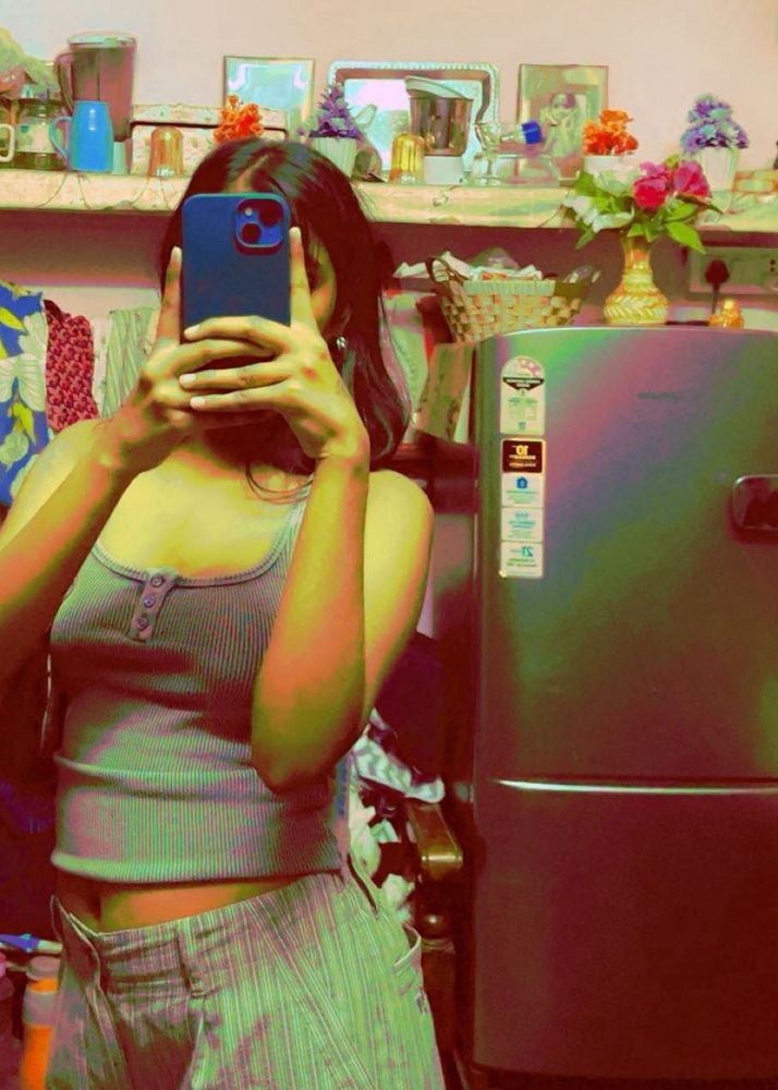 Gray Ribbed Tank Top