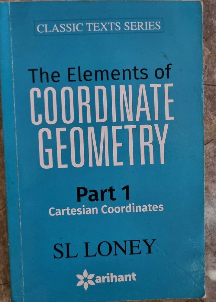 Coordinate Geometry by SL Loney