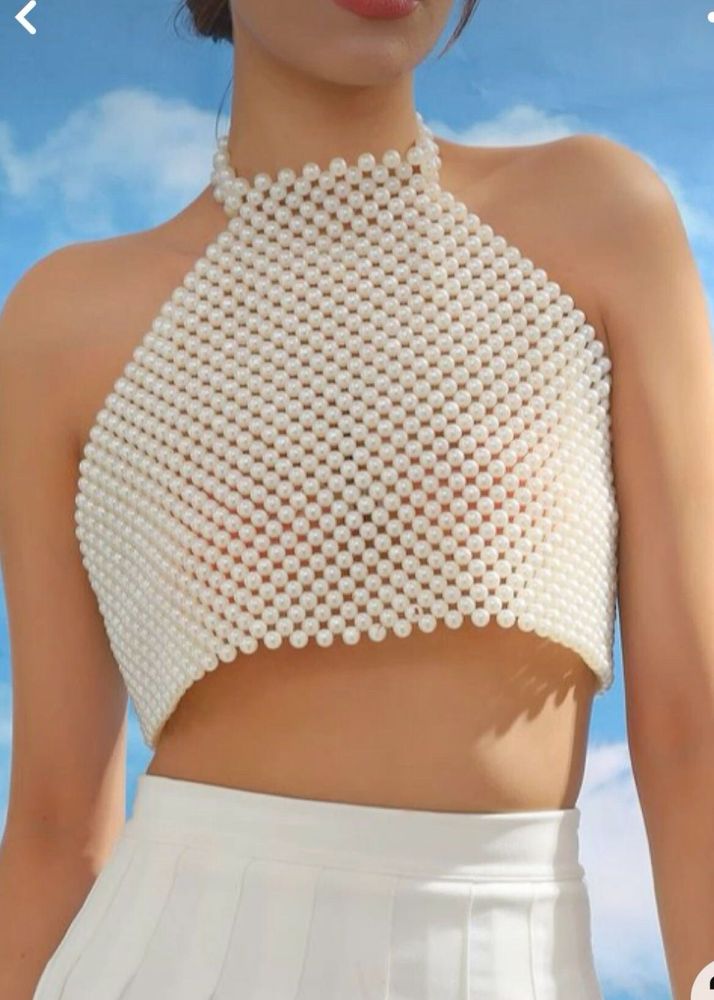 Pearl Halter Top