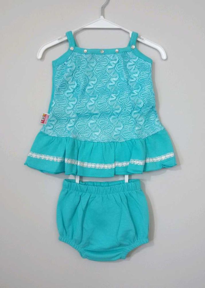 Cute Aqua Baby Outfit